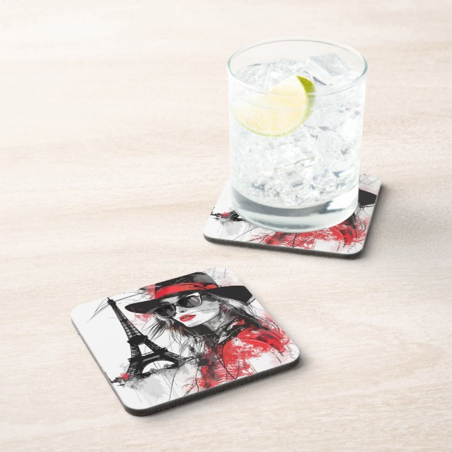 Porta-copo Portas copos plásticas de Paris (Lado Direito)