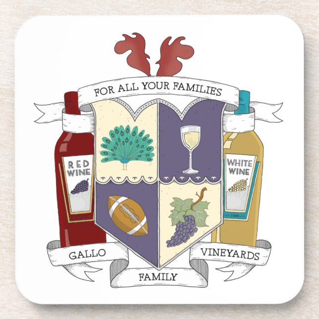 Porta-copo Portas copos quadradas (Frente)