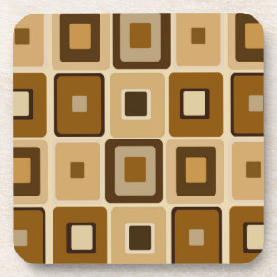 Porta-copo Portas copos Quadradas Retroativas