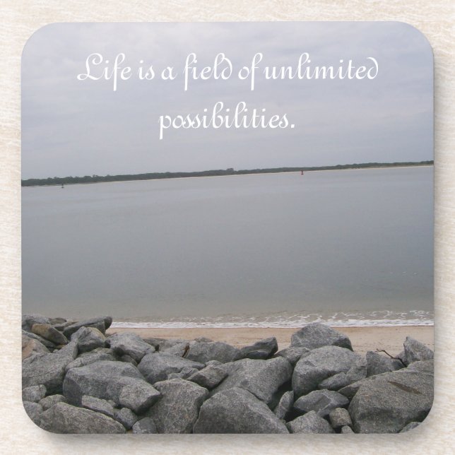 Porta-copo Portas copos Tranquil Beach (Frente)