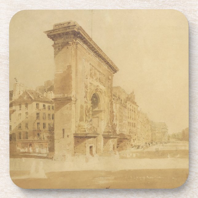 Porta-copo Porte St Denis, Paris (w/c) (Frente)