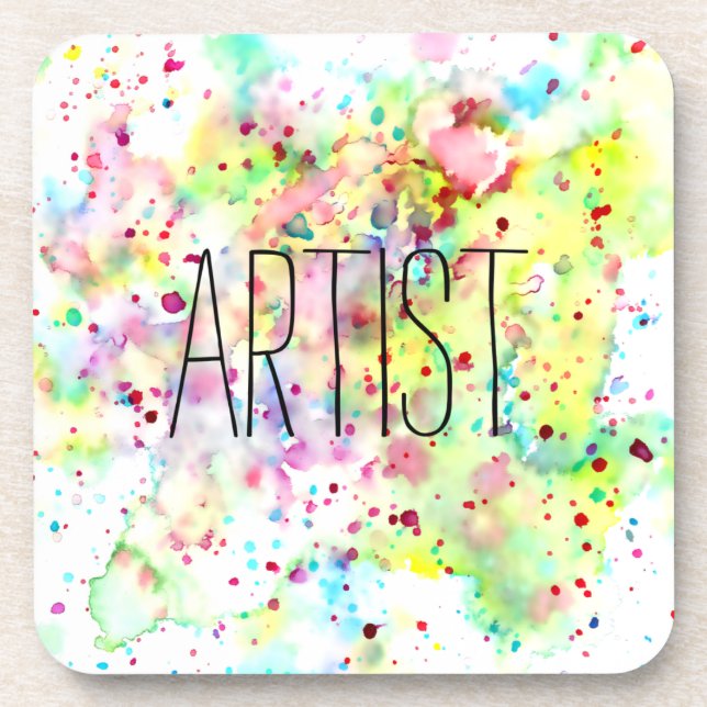 Porta-copo posavasos colorido (Frente)