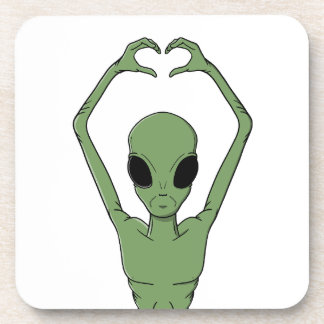 Porta-copo Pose do Coração Alien