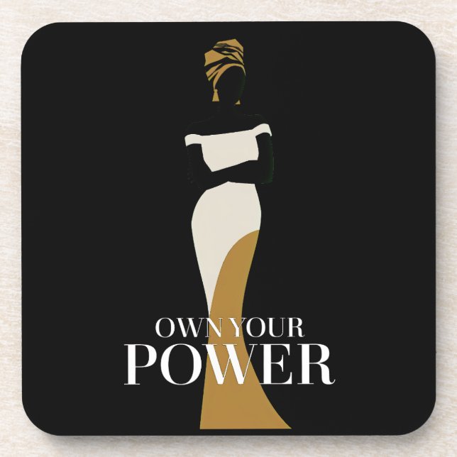 Porta-copo Possuir seu poder: um retrato da confiança e da gr (Frente)
