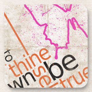 Porta-copo Poster de Motivação