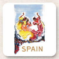 Poster de viagens dos dançarinos do Flamenco da