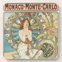 Poster de Vintage Mont-Carlo por Alphonse Mucha