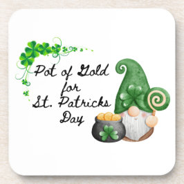 Porta-copo Pot of Gold for St Patricks Day on a 
