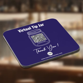 Porta-copo Pote de Gorjeta Virtual, Aplicativo de Pagamento c