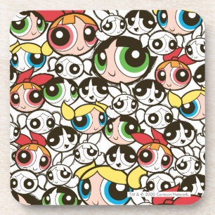 Porta-copo Powerpuff Girls Face Patterno