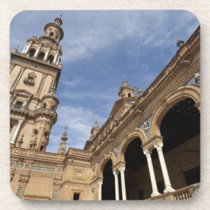 Porta-copo Praça de Espanha, Sevilha, Andaluzia, Espanha