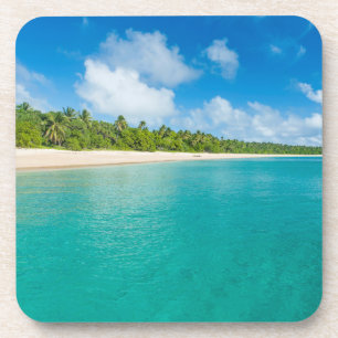 Porta-copo Praia com palmeiras, Tonga