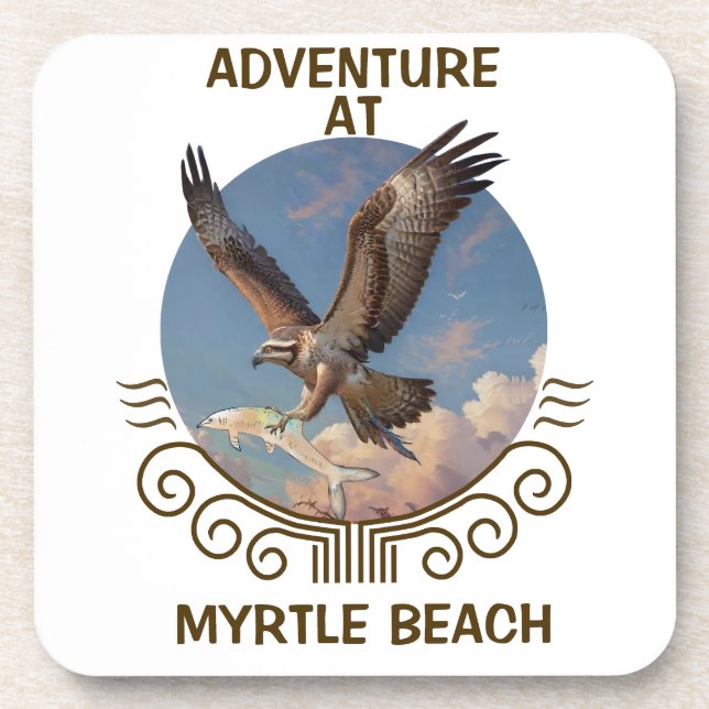 Porta-copo Praia de Myrtle (Frente)