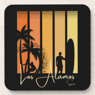 Porta-copo Praia de Surf Los Alamos Espanha