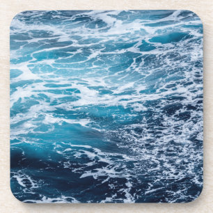 Porta-copo Praia de Verão do Oceano Azul de Ondas