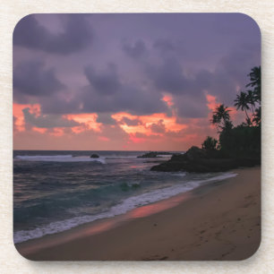 Porta-copo Praia Romântica ao Crepúsculo