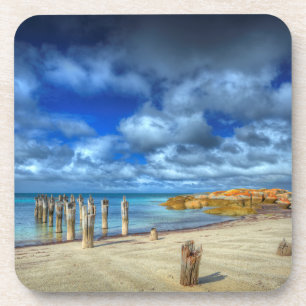 Porta-copo Praia Wybalena de Lillies, ilha do Flinders