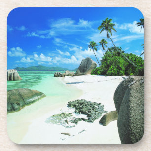 Porta-copo Praias Tropicais Ilha La Digue