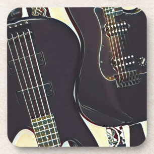 Porta-copo Presente de aniversário guitarrista da Vintage