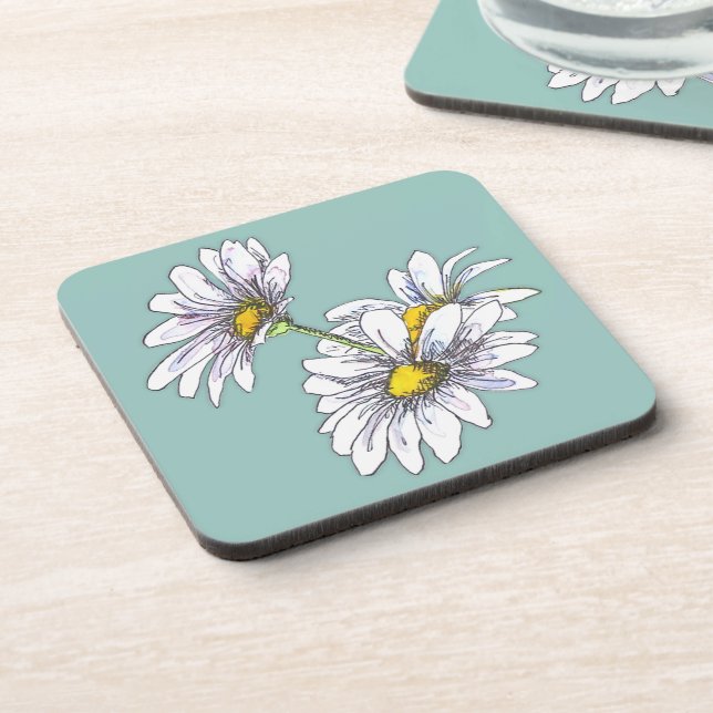 Porta-copo Presente de Natal Floral Boho Aquarela  (Left Side)
