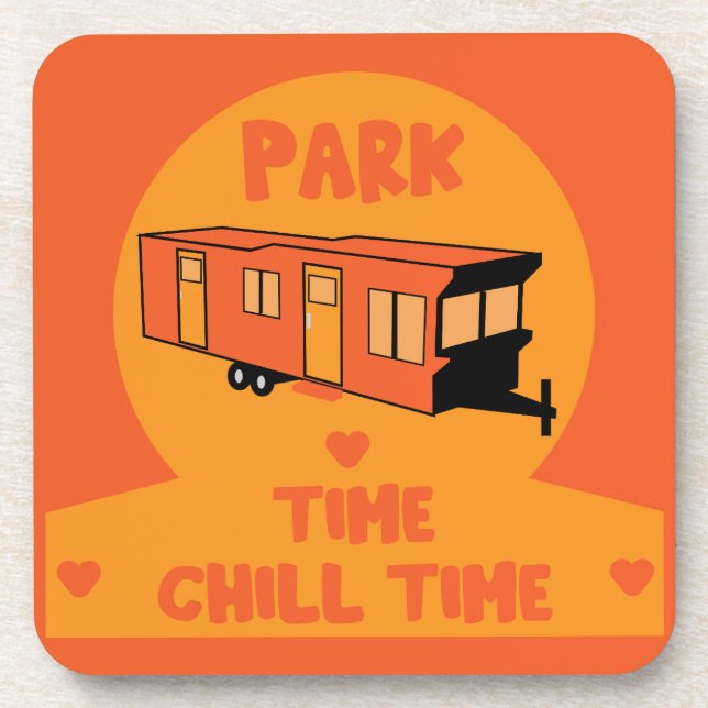 Porta-copo Presente inicial estático de caravana (Frente)