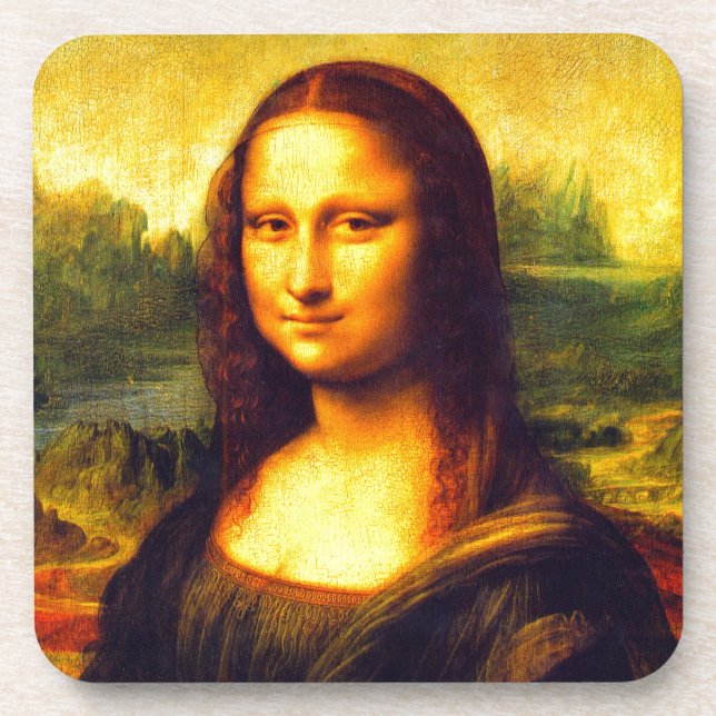 Porta-copo presente Mona Lisa (Frente)