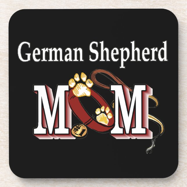 Porta-copo Presentes da Mãe german shepherd (Frente)