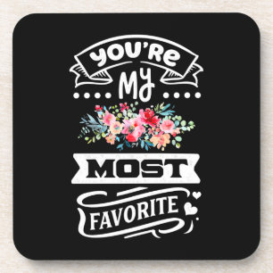 Porta-copo Presentes de Casamento Você é Meu Mais Favorito