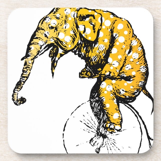 Porta-copo Presentes de Elefante de Circo (Frente)