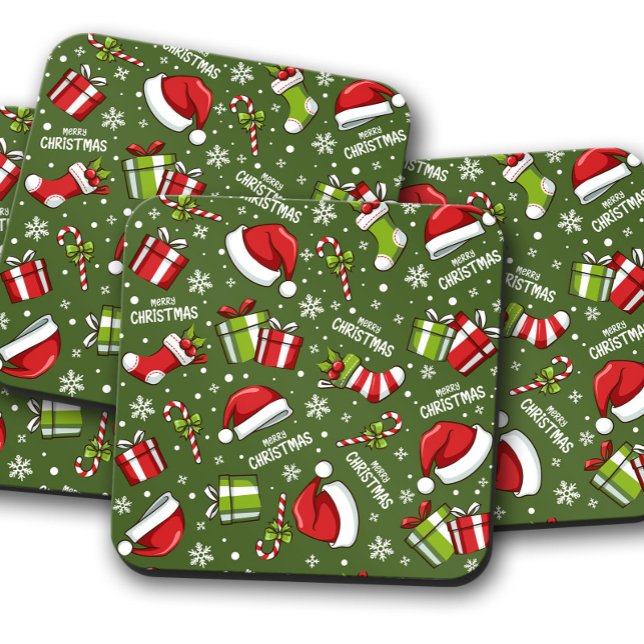 Porta-copo Presentes de Natal | Conjunto de Portas copos de C (Criador carregado)