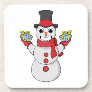Porta-copo Presentes de Snowman