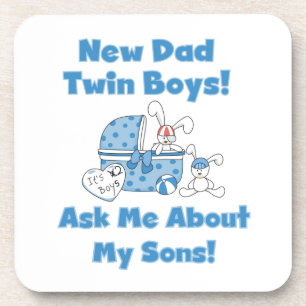 Porta-copo Presentes do Novo papai Twin Boys