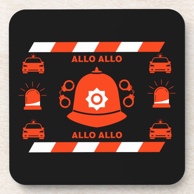 Porta-copo Presentes E Acessórios Da Polícia Britânica (Frente)