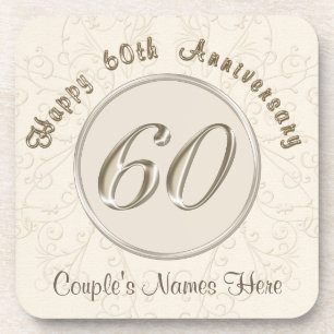 Porta-copo Presentes Personalizados para 60º Aniversário de C