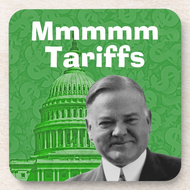 Porta-copo Presidente Herbert Hoover TariFF (Frente)