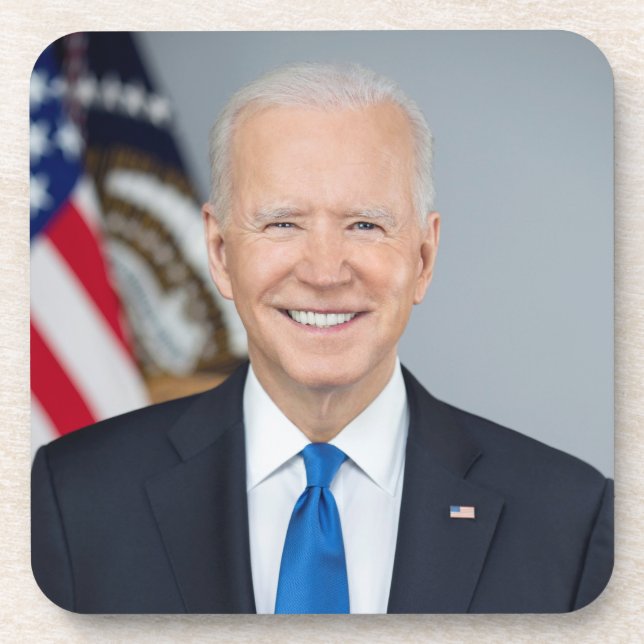 Porta-copo Presidente Joe Biden White House Retrato (Frente)
