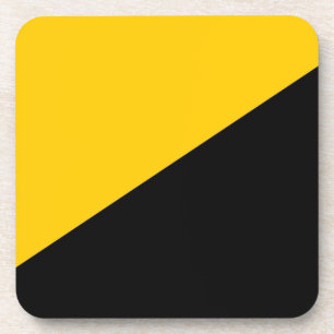 Porta-copo Preto de Anarcho e amarelo capitalistas