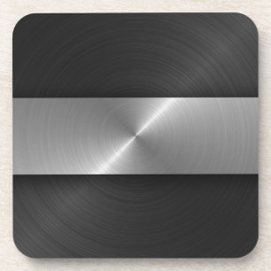 Porta-copo Preto e aço