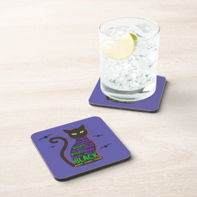 Porta-copo Preto Hocus Pocus Spell (Lado Direito)