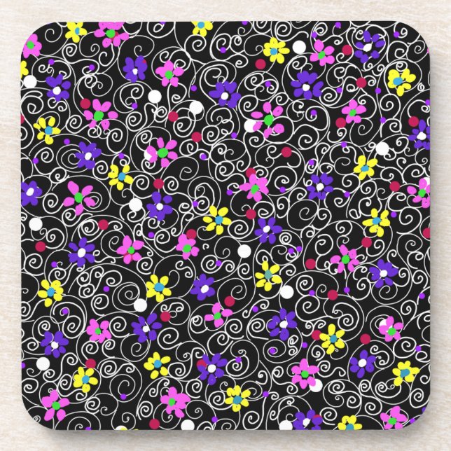 Porta-copo Primavera Floral Art (Frente)