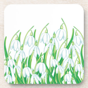 Porta-copo Primavera Snowdrops