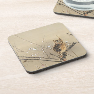 Porta-copo Primeiras Flores de Ameixeira por Nishimura Goun, 