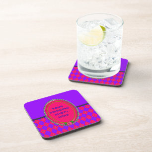 Porta-copo Princesa Argyle Drink Coasters