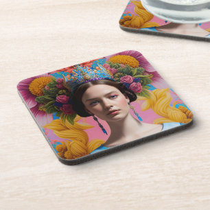 Porta-copo Princesa casual da Coroa Azul