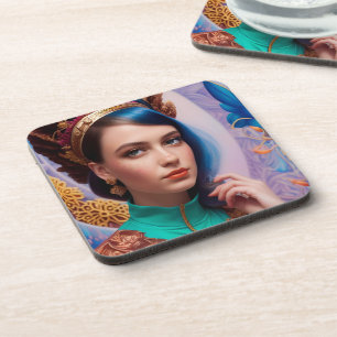 Porta-copo Princesa com roupa decorativa