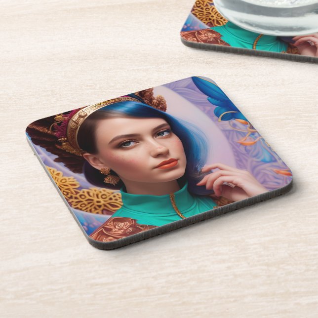 Porta-copo Princesa com roupa decorativa (Left Side)