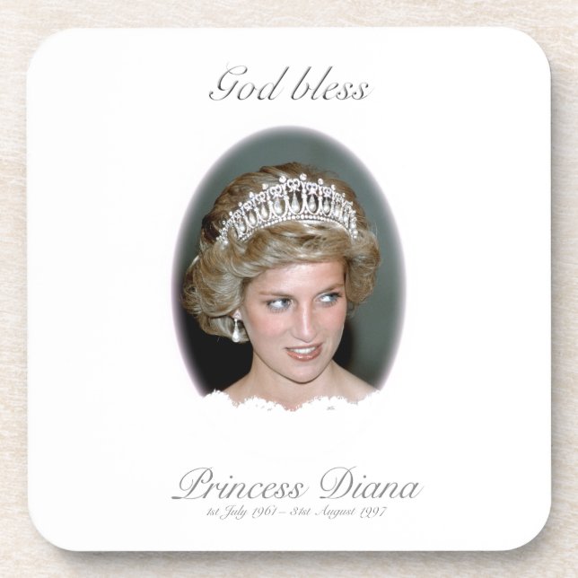 Porta-copo Princesa deus abençoe Diana - Lembrança (Frente)