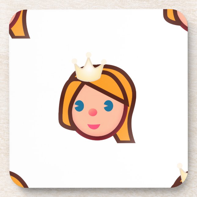 Porta-copo princesa emoji (Frente)