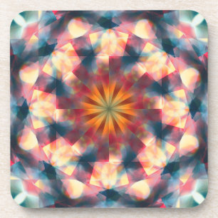 Porta-copo Prismático Caleidoscópico Psicodélico Mandala