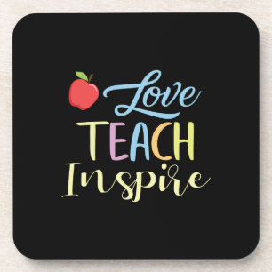 Porta-copo Professor de presentes Inspire de Ensino de Amor